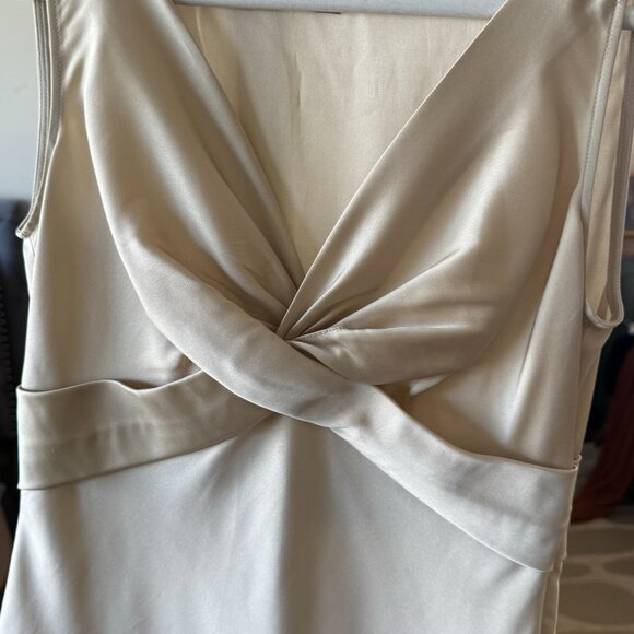 Champagne tailored Ann Taylor blouse - Picture 6 of 6